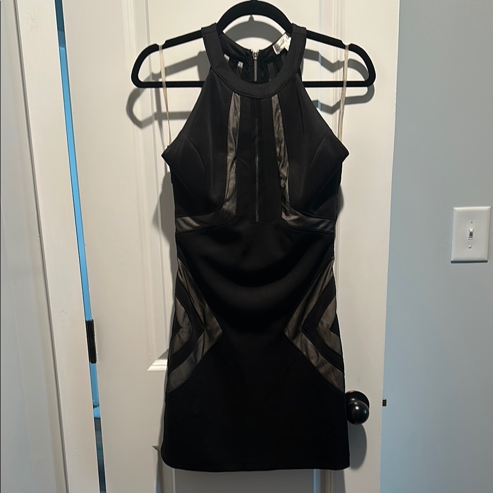 Black Halter Neck Dress